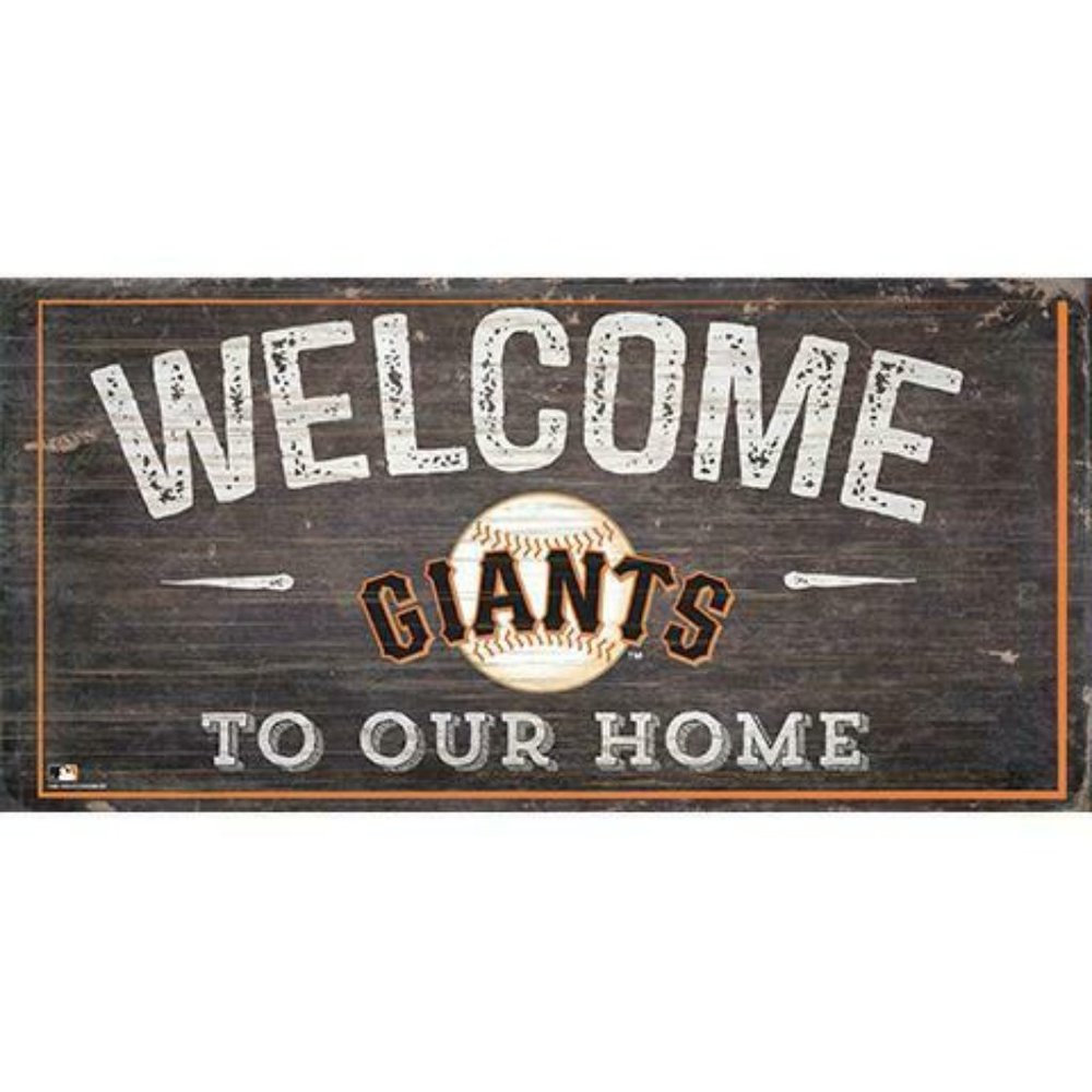 SAN FRANCISCO GIANTS WOOD SIGNS 6"X12"